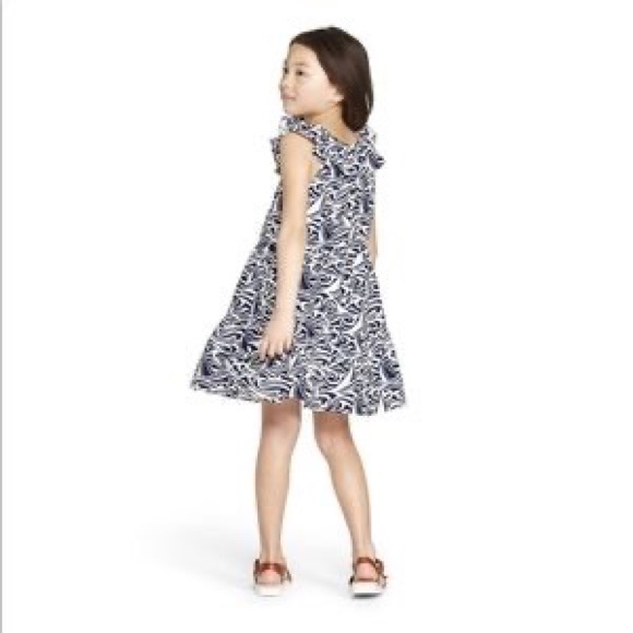 Vineyard Vines for Target Rough Seas Sleeveless Scoop Neck Ruffle Dress - Picture 2 of 6